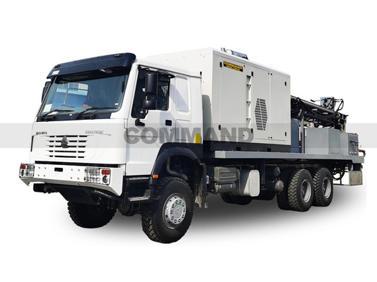 300 medidores de equipamento de perfuração toda a cabeça superior hidráulica com compressor de ar e bomba de lama